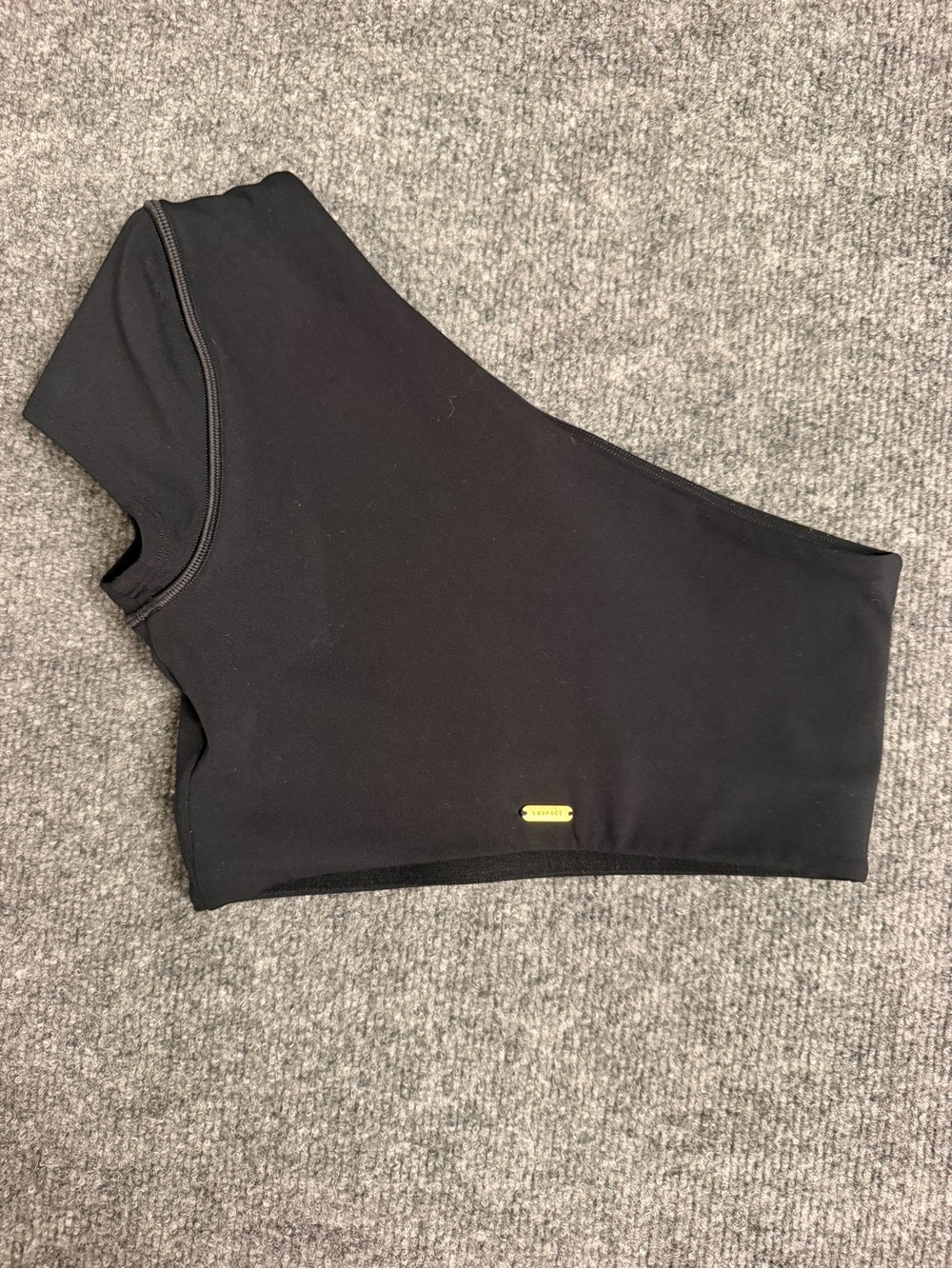 l*space Black Kids Leggings with Small Logo Tab